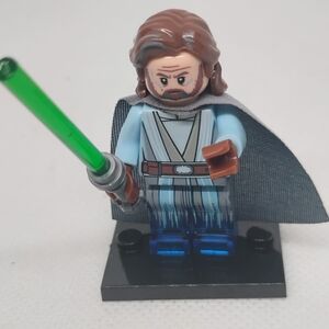 Luke Skywalker Old Custom Lego Starwars minifigure with stand included brand new